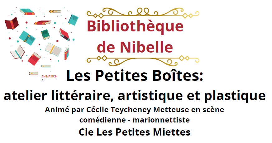 Animation bibliothèque<br />
Sur inscription en 4 ateliers liés