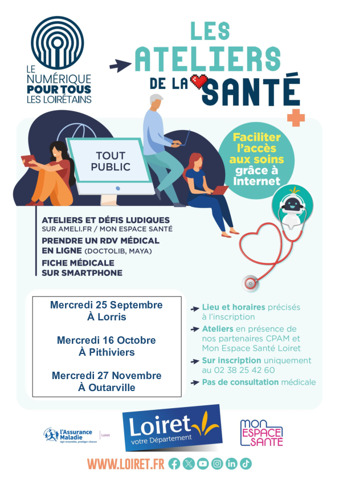 Ateliers santé : formation au numérique pour accéder aux services de santé